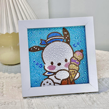 DIY 5D Diamond Painting Lukisan Berlian Karakter Dengan Frame 18x18 Seri F