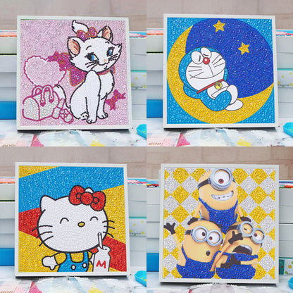 DIY 5D Diamond Painting Lukisan Berlian Karakter Dengan Frame 20x20