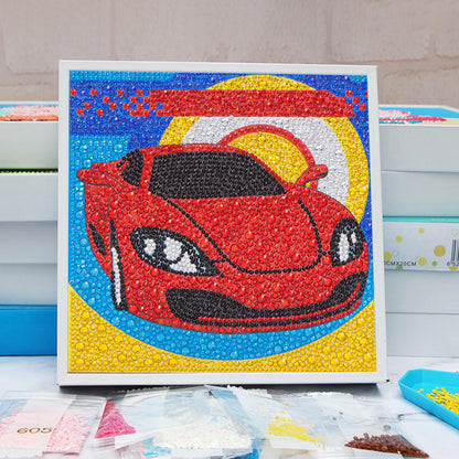 DIY 5D Diamond Painting Lukisan Berlian Karakter Dengan Frame 20x20