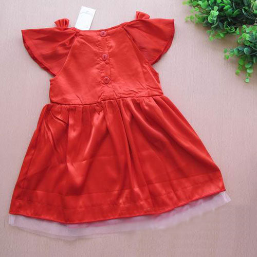 Girl Dress Minnie Red