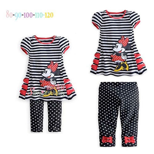 Girl Top and Pants Minnie