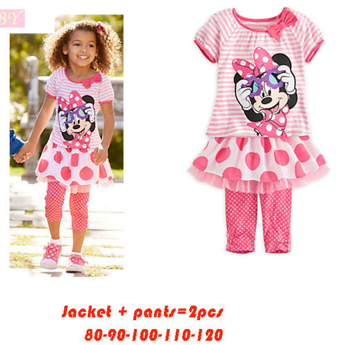 Girl Top and Pants Minnie