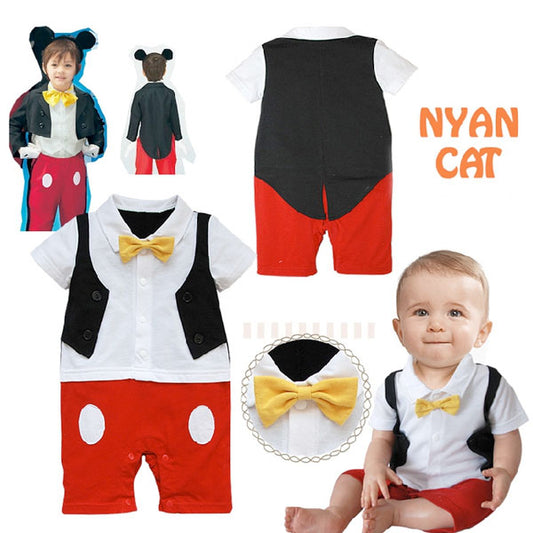 Boy Romper Mickey Suit Baby Vest