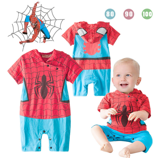 Boy Romper Baby Short Sleeved with cloak