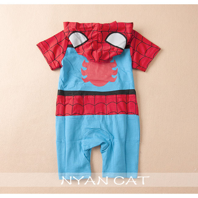 Boy Romper Baby Short Sleeved with cloak