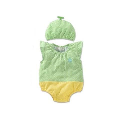 Girl Romper Fruit Baby Triangle