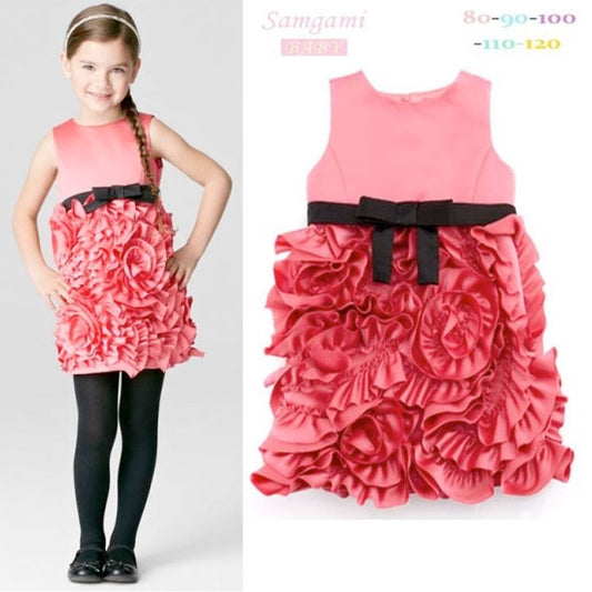 Girl Dress Sleeveless Flower Skirt Princess