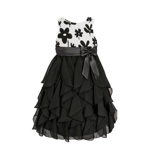 Girl Dress Flower Princess Flounced