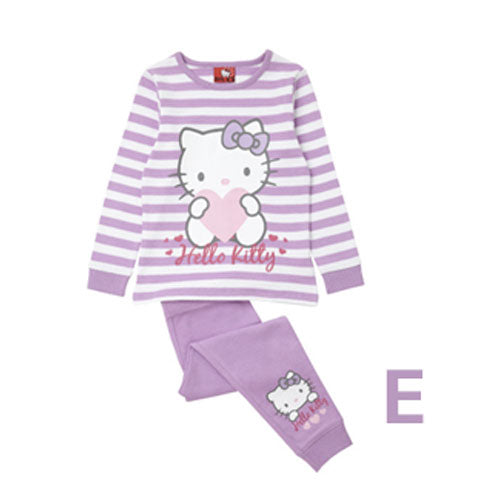 Girl Hello Kitty Purple Pajamas