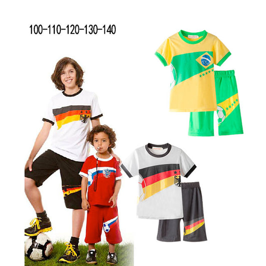 Boy Football Soccer T-Shirt and Pants