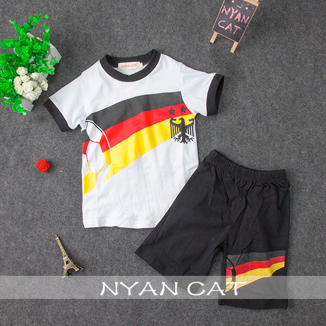 Boy Football Soccer T-Shirt and Pants