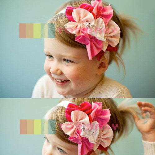 Girl Flower Baby Hair Band