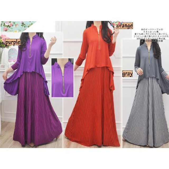 Long Sleeved Long Dress Gamis