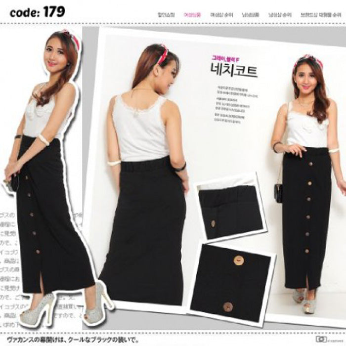 Skirt Button Long