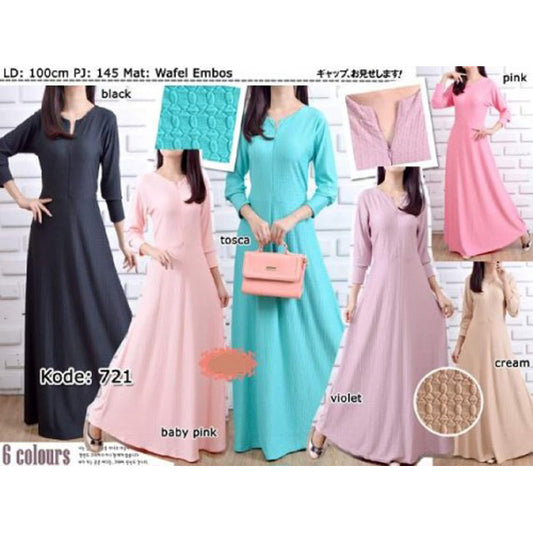 Dress Baby Pink Long Sleeved Long