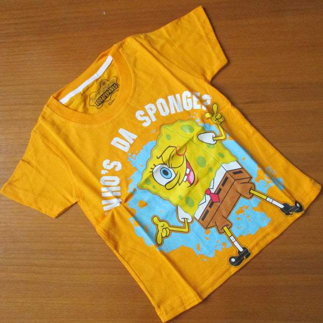 Boy SpongeBob Yellow T-Shirt