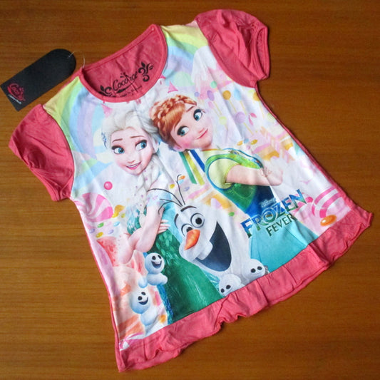 Girl Coco Ice Frozen Puff T-Shirt