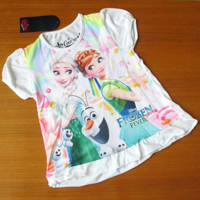 Girl Coco Ice Frozen Puff T-Shirt