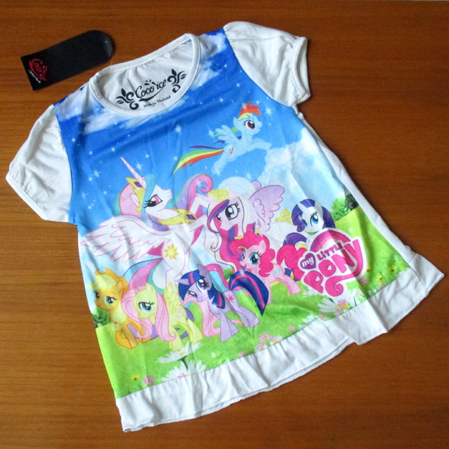 Girl Coco Ice My Little Pony Puff T-Shirt