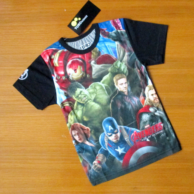 Boy Furo Marvel Super Heroes Avengers T-Shirt