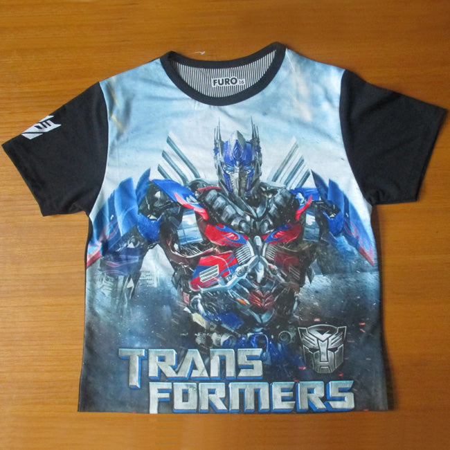 Boy Furo Transformers Optimus Prime T-Shirt