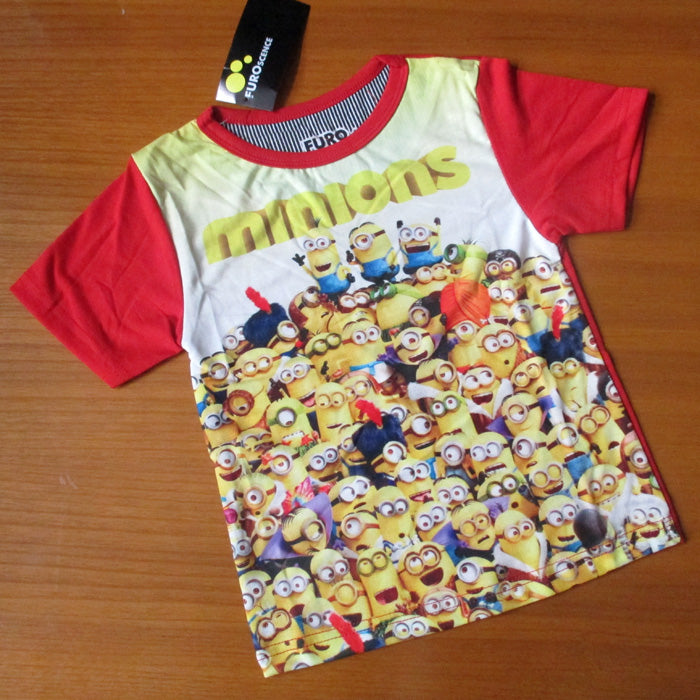 Boy Furo Minions Red T-Shirt