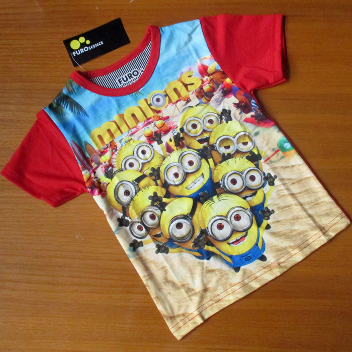 Boy Furo Minions Red T-Shirt