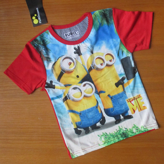 Boy Furo Despicable Me Red T-Shirt