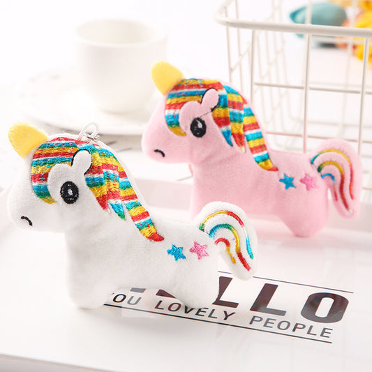 Gantungan Kunci Boneka Rainbow Pony Unicorn