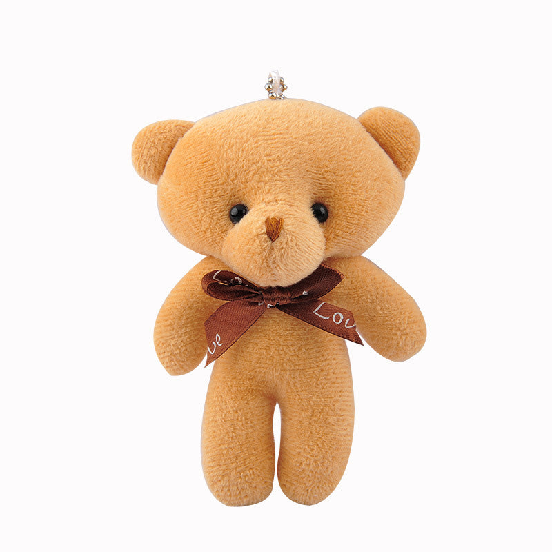 Gantungan Boneka Beruang Teddy Bear Pita Love Warna Warni