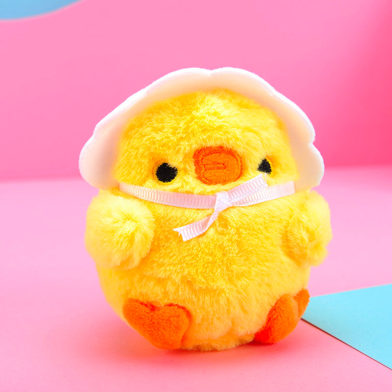 Gantungan Kunci Boneka Sepasang Anak Ayam Sekolah