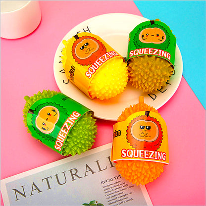 Mainan Dekompresi Anti Stress Bentuk Buah Durian Squeeze Toy