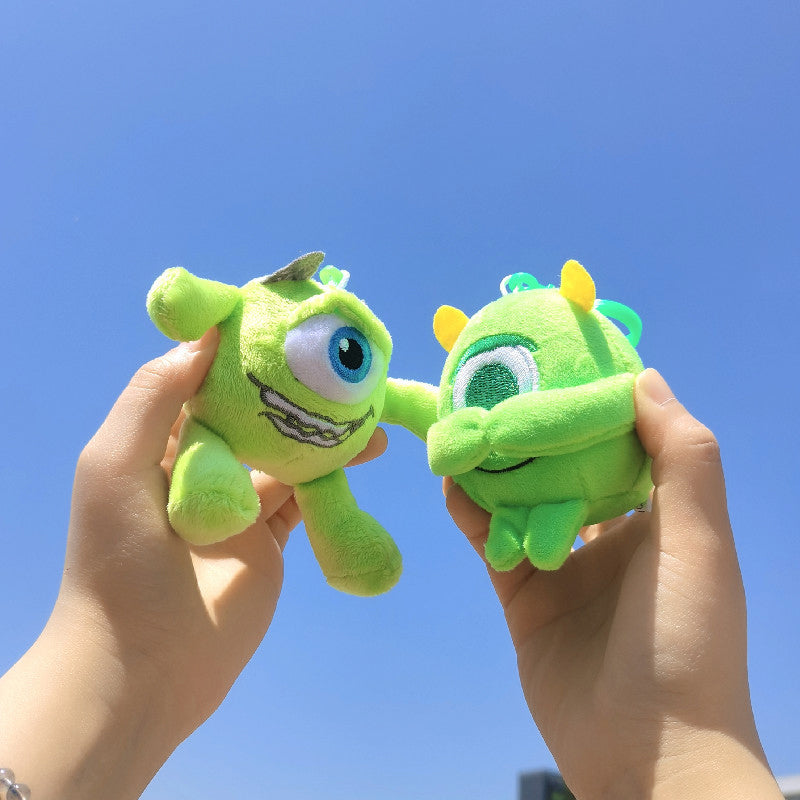 Gantungan Boneka Green Monster One Eye Lucu