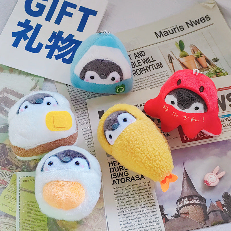 Gantungan Kunci Boneka Penguin Sushi Series