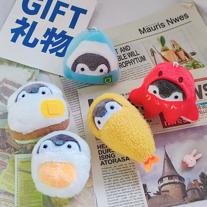 Gantungan Kunci Boneka Penguin Sushi Series