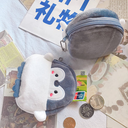 Dompet Kecil Koin Bulu Lembut Penguin