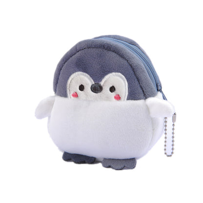 Dompet Kecil Koin Bulu Lembut Penguin