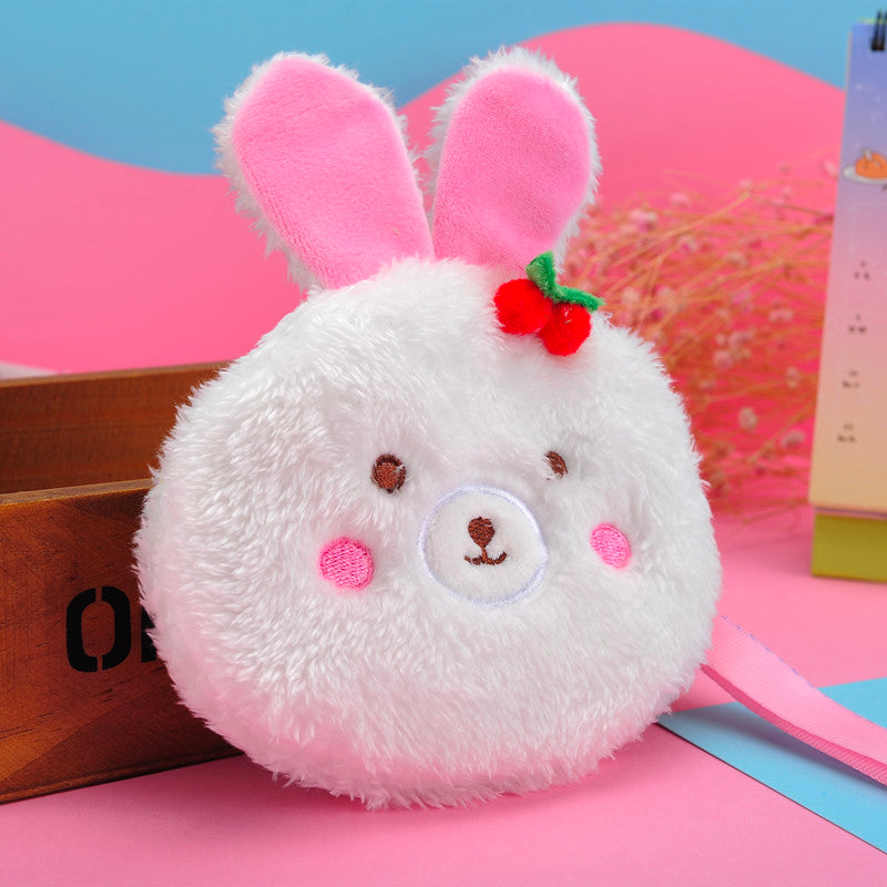 Gantungan Dompet Boneka Beruang Kelinci Panda Bulu Lembut