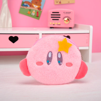 Dompet Kecil Koin Bulu Lembut Kabi Kuromi