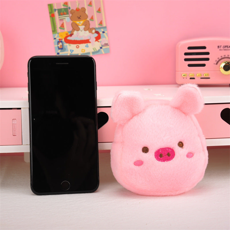 Gantungan Dompet Boneka Babi Pink Pig Coin Bag