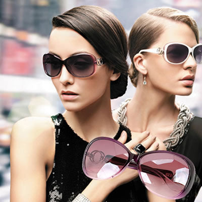 Red Frame Fashion Sunglasses