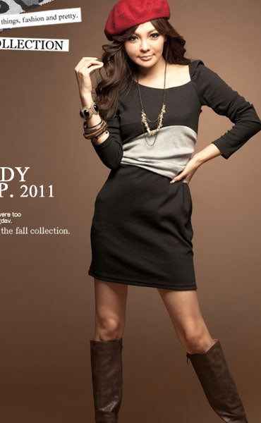 Dress Long Sleeved Irregular