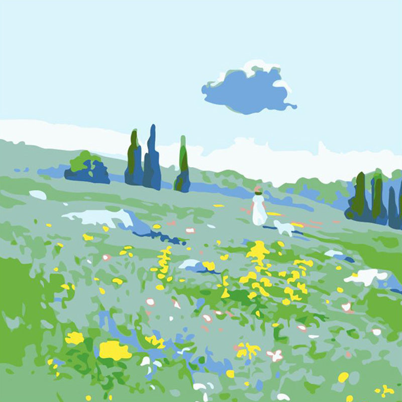 [20x20] Paint By Number Painting By Numbers Kit DIY Digital Oil Lukisan Canvas Seri H