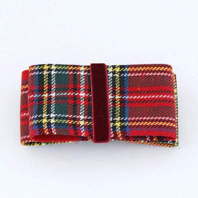 Red Wide Bowknot Hair Clip