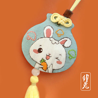 DIY Set Gantungan Sulam Animal Zodiac Pendant Embroidery Kit