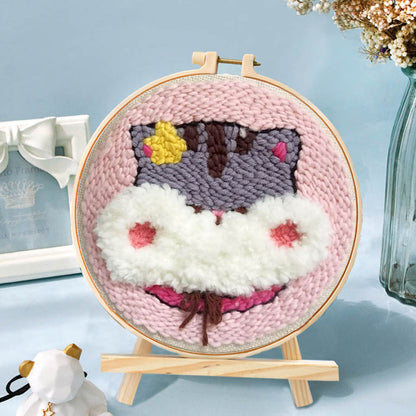 DIY Set Sulam Karakter Punch Needle Kit Seri G