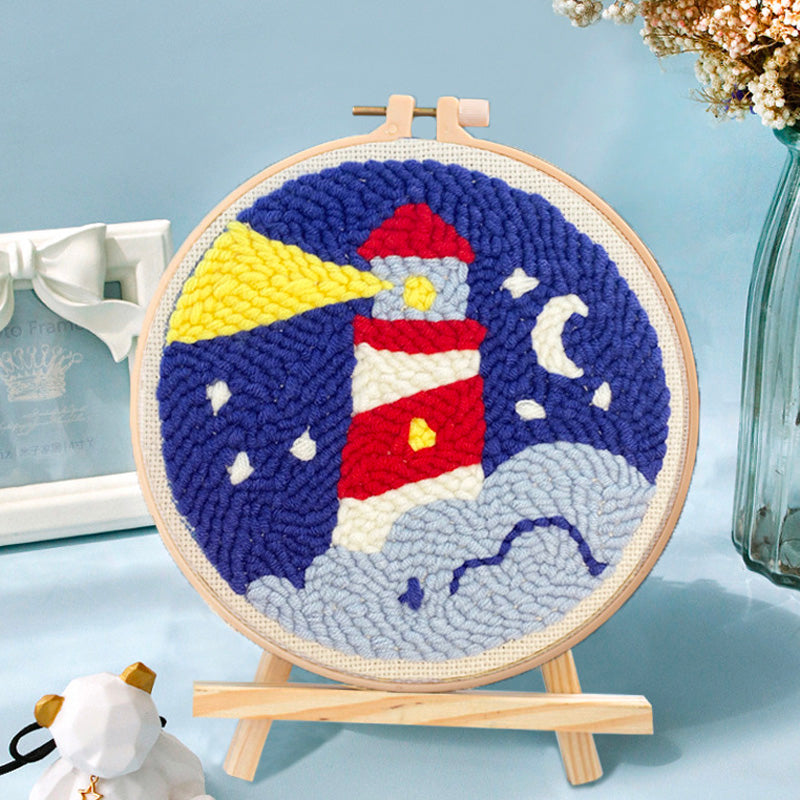 DIY Set Sulam Karakter Punch Needle Kit Seri C