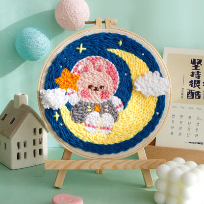 DIY Set Sulam Karakter Punch Needle Kit Seri F