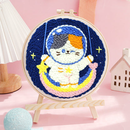 DIY Set Sulam Karakter Punch Needle Kit Seri F