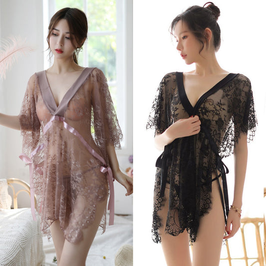 Lingerie Babydoll Deep V Open Sides Lower SUX047